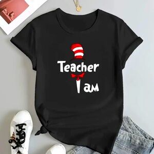Teacher I am Dr Seuss tee
